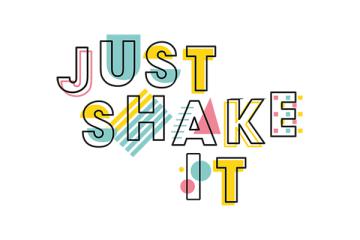 Logo cocktail shaken