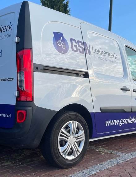 Bedrijfsauto bestickering