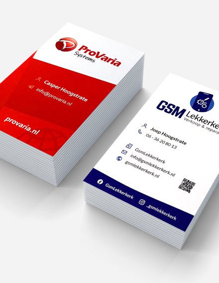 Drukwerk: Visitekaartjes